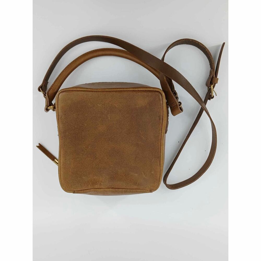 Madewell square crossbody purse mini bag leather